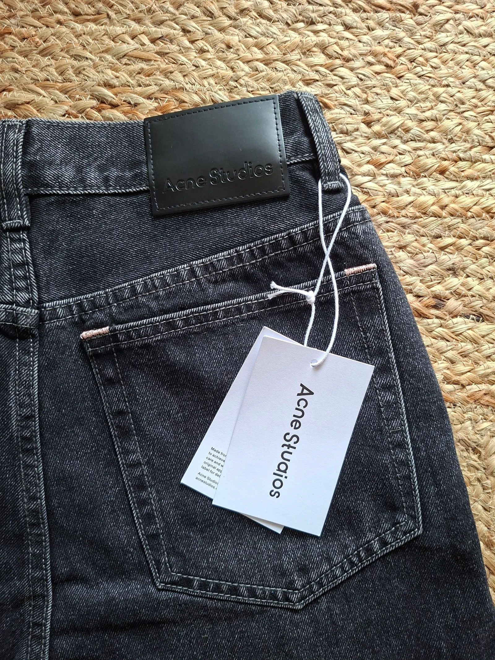 Acne Studios lange baggy zwarte jeans maat S – photo 5